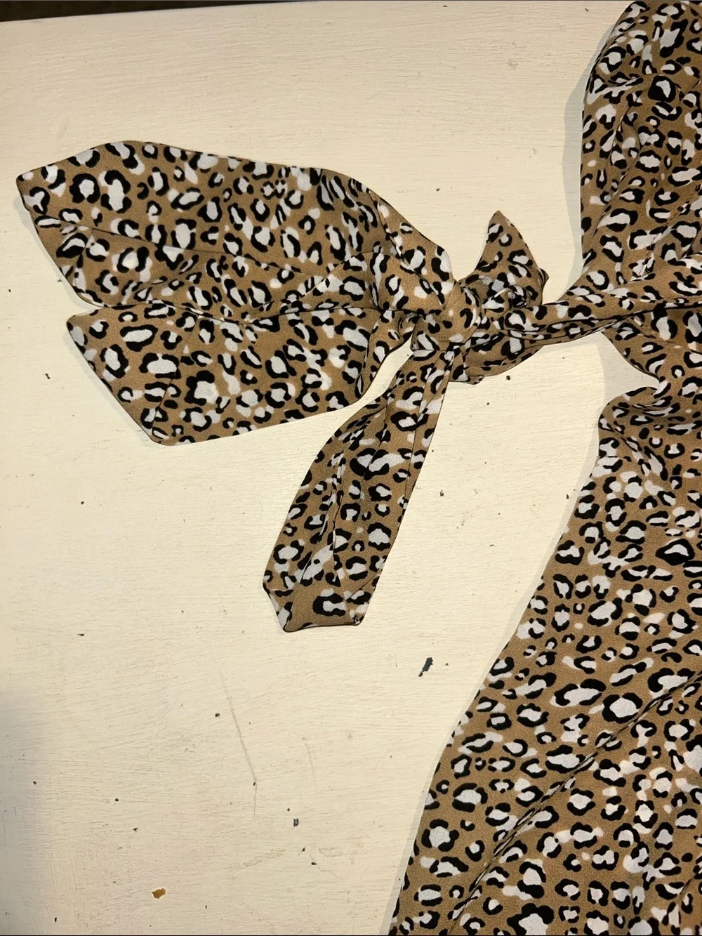J. Crew Sleeveless Leopard Print Blouse in Tan and Black